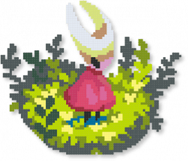 Hornet, Hollow Knight/Silksong - gold, green, hollow knight, hornet, pink, silksong