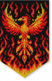 Phoenix w/ Flames (WIP) - bird, fire, flames, phoenix, red