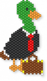 buisness duck.2 - red,green