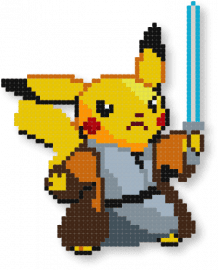 December 27, 2024 Pattern of the Day: Jedi Pikachu by keitarosenpai