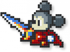 January 21, 2025 Pattern of the Day: Mickey Disney Pixel RPG by keitarosenpai