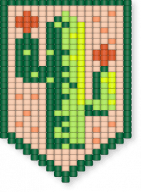 Cactus - beige, cactus, cute, desert, green, orange, plant