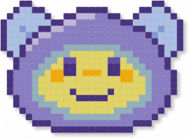 February 02, 2025 Pattern of the Day: Phosphor Slime (Slime Rancher) by theeyokai