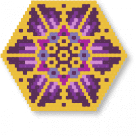 January 22, 2025 Pattern of the Day: Mandala 1 by jackalu