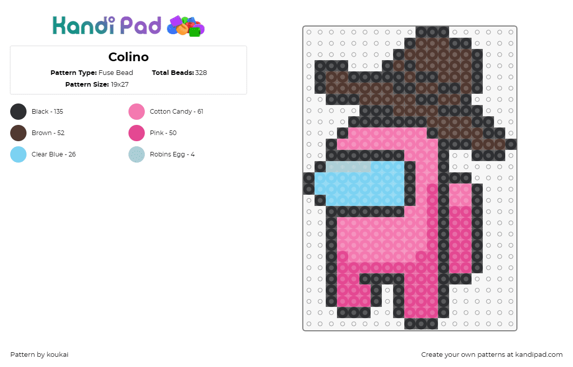 Colino - Fuse Bead Pattern by koukai on Kandi Pad - among us,video games