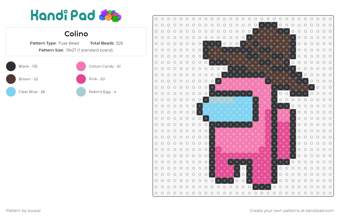 Colino - Fuse Bead Pattern by koukai on Kandi Pad - among us,video games