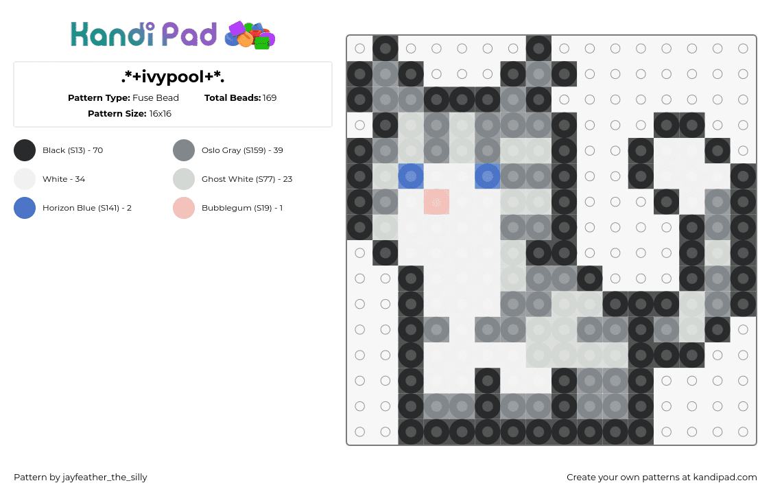 .*+ivypool+*. - Fuse Bead Pattern by jayfeather_the_silly on Kandi Pad - 