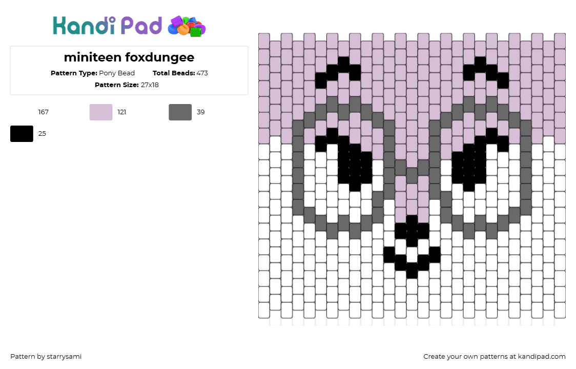 miniteen foxdungee - Pony Bead Pattern by starrysami on Kandi Pad - foxdungee,wonwoo,face,character,msuic,panel,glasses,pastel,purple,white