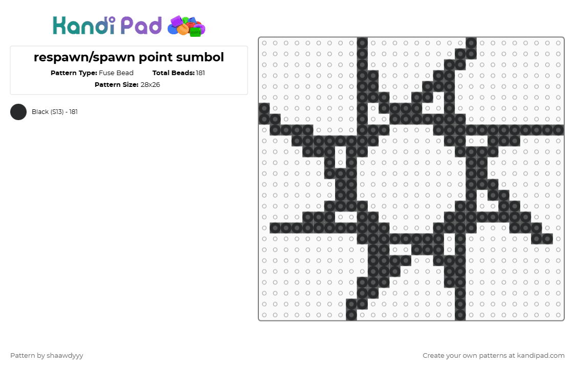 Lord Spawn Collection - Kandi Pad | Kandi Patterns, Fuse Bead Patterns ...