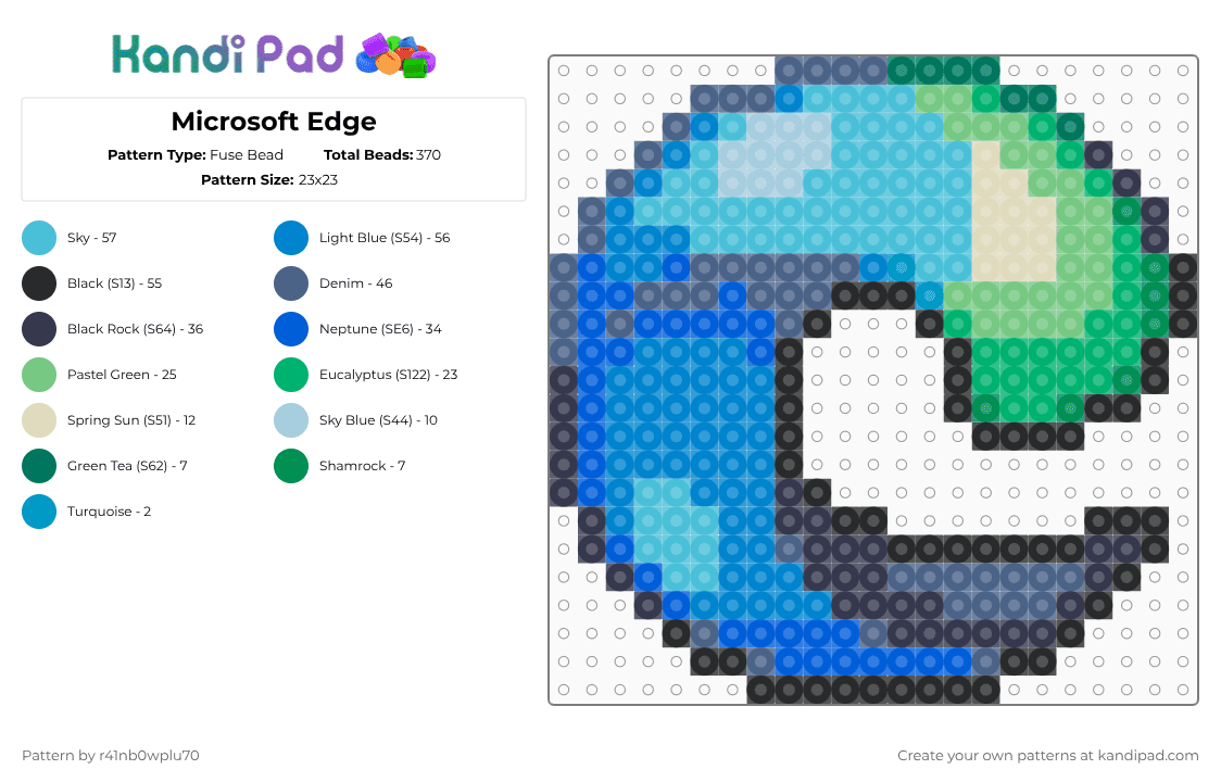 Funda Para Microsoft Fuse Bead Patterns - Gallery - Kandi Pad | Kandi ...