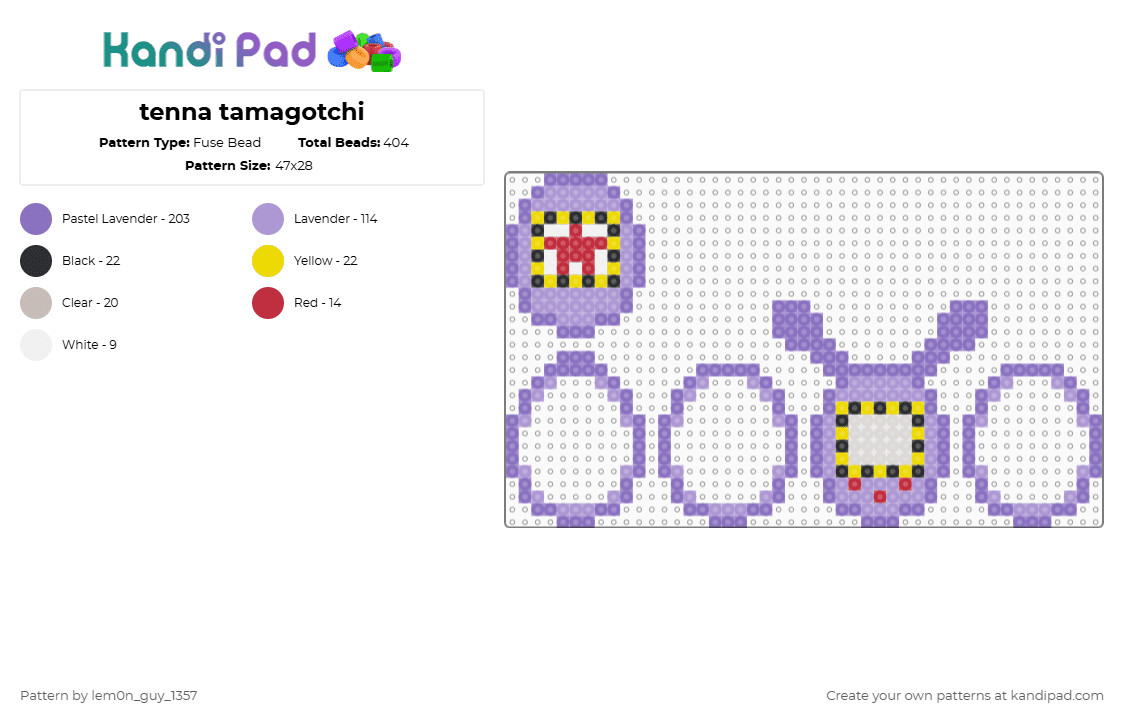 tenna tamagotchi - Fuse Bead Pattern by lem0n_guy_1357 on Kandi Pad - blue,pink,deltarune,tamagotch,tv,game,gaming,videogames,characters,its tv time
