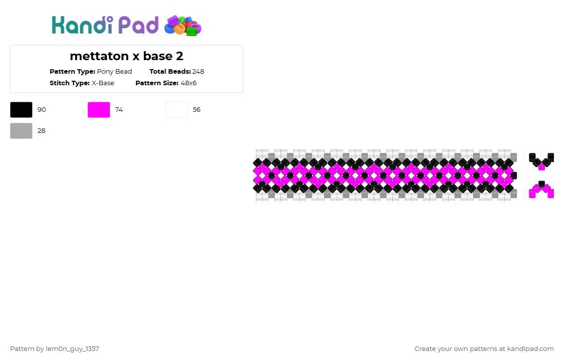 mettaton x base 2 - Pony Bead Pattern by lem0n_guy_1357 on Kandi Pad - beige, mettaton, mtt, pink, undertale, x base