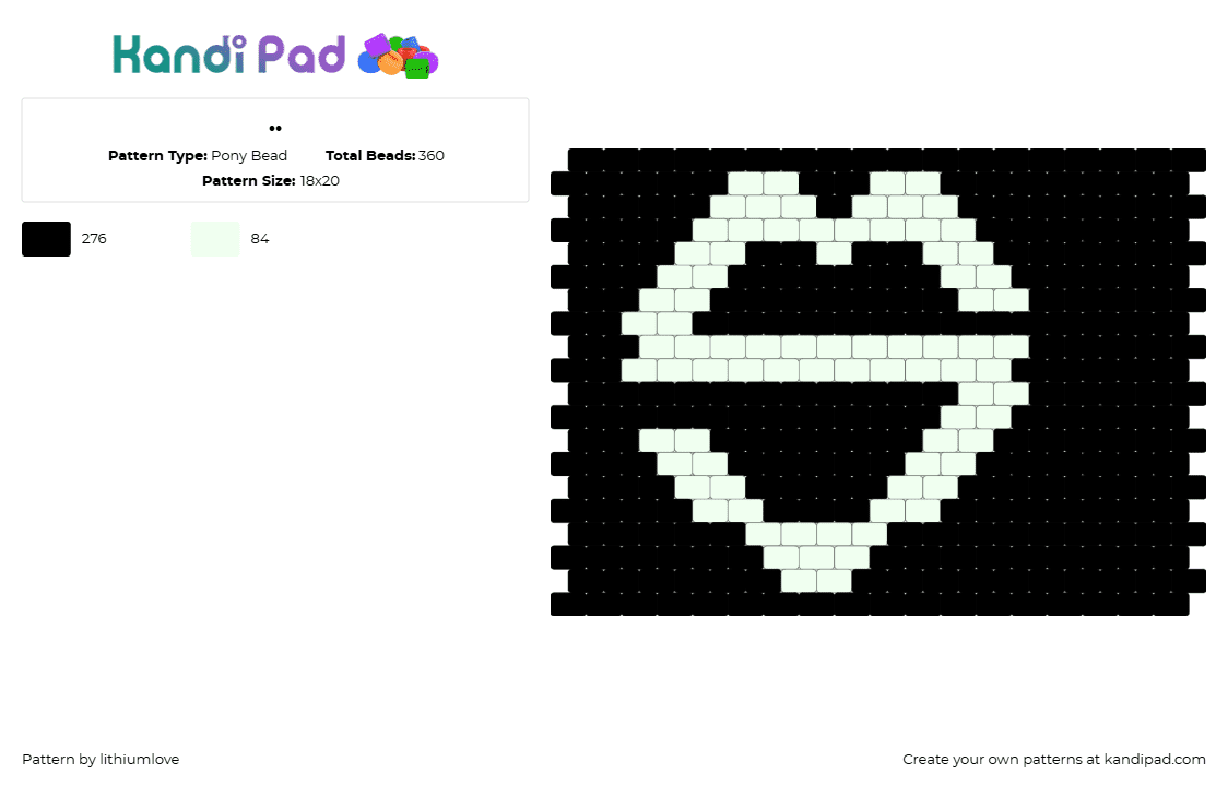 .. - Pony Bead Pattern by lithiumlove on Kandi Pad - 