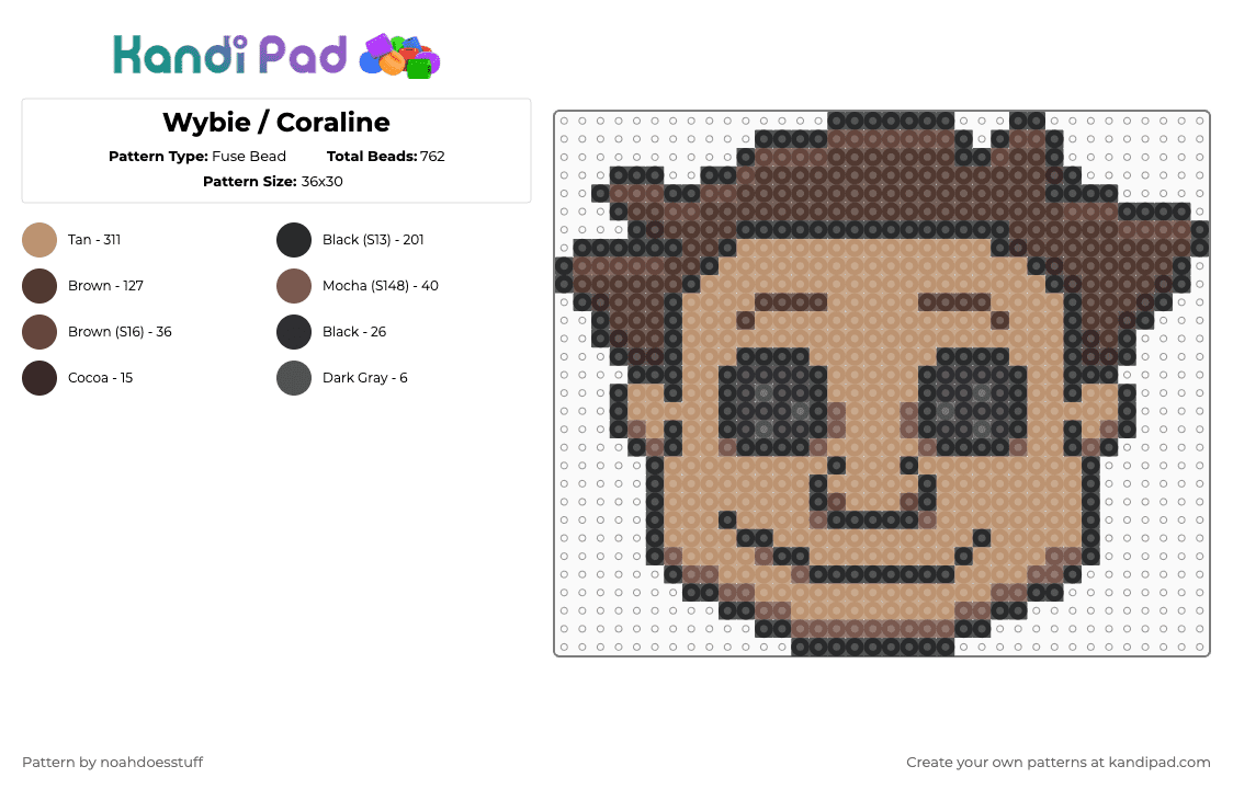 Cotdbuttons Fuse Bead Patterns - Gallery - Kandi Pad | Kandi Patterns ...