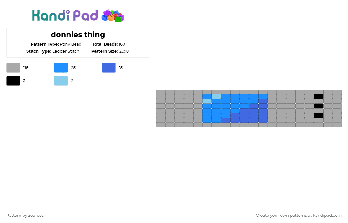 donnies thing - Pony Bead Pattern by vixcore on Kandi Pad - beige,rottmnt,tmnt,silly,tech