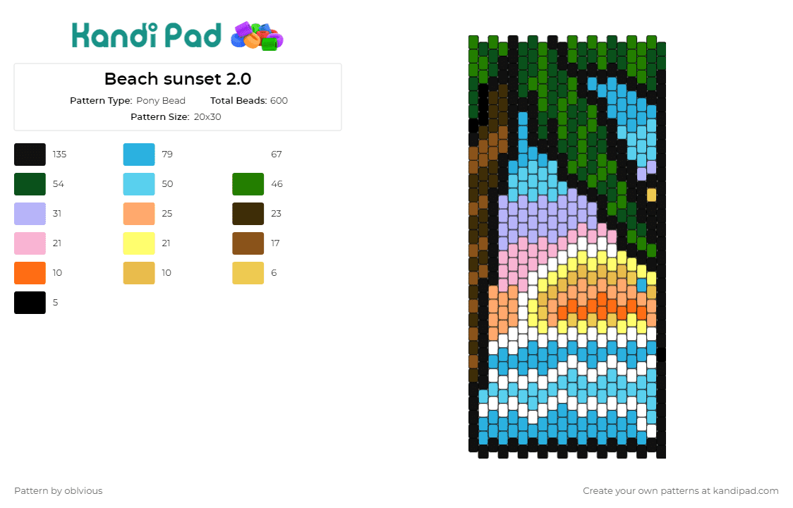 Sunshine Fuse Bead Pattern - Kandi Pad  Kandi Patterns, Fuse Bead Patterns,  Pony Bead Patterns, AI-Driven Designs
