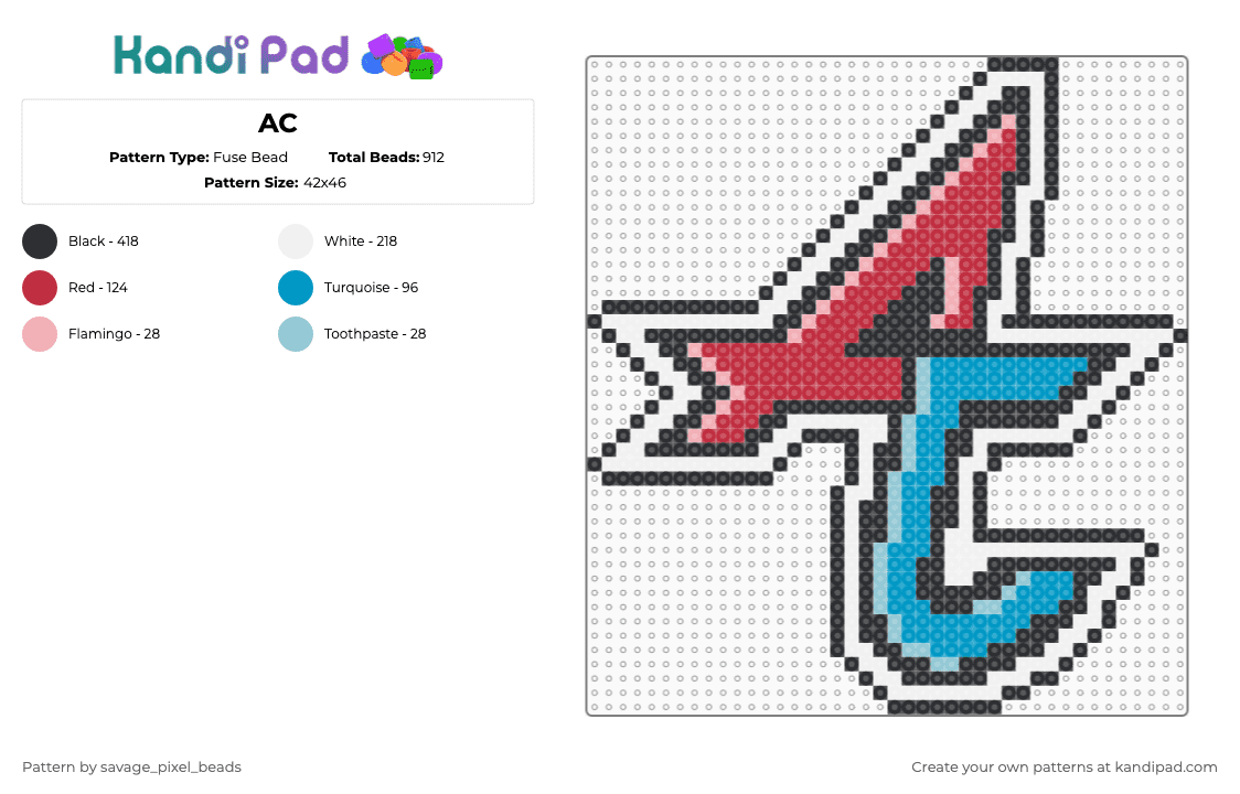 Adventure Club - Fuse Bead Pattern by savage_pixel_beads on Kandi Pad - 