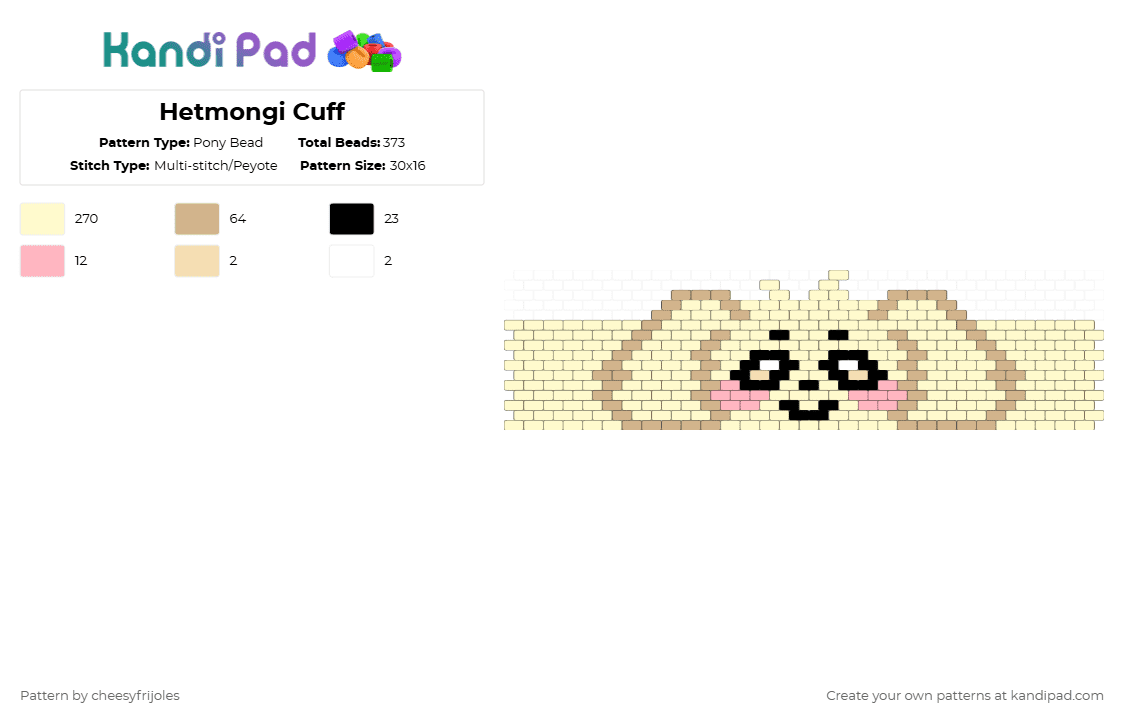 Hetmongi Cuff - Pony Bead Pattern by cheesyfrijoles on Kandi Pad - yellow,ateez,aniteez,cuff,ateez cuff,aniteez cuff,hetmongi cuff,hetmongi