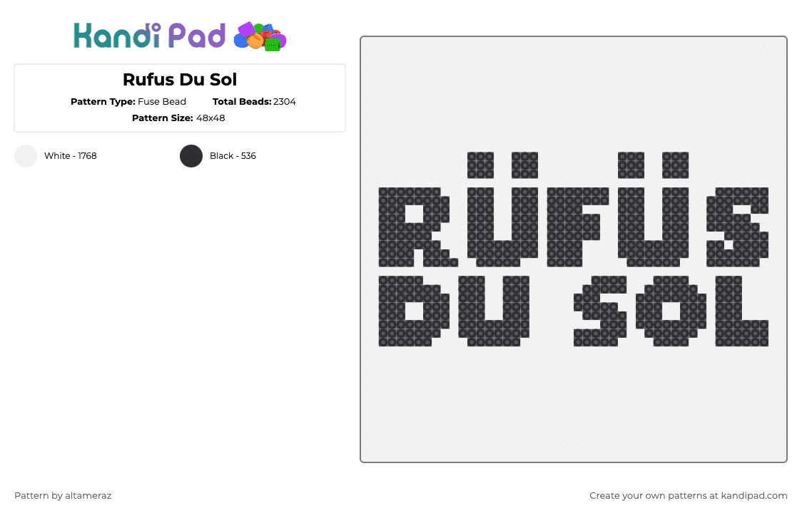 rufus-du-sol-fuse-bead-pattern-kandi-pad-kandi-patterns-fuse-bead
