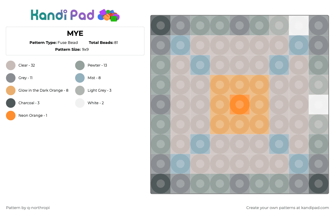 MYE - Fuse Bead Pattern by q-northropi on Kandi Pad - 