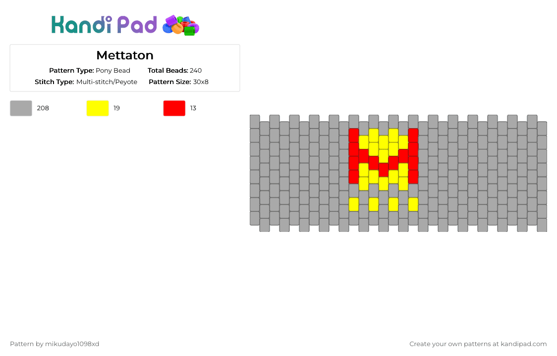 Mettaton - Pony Bead Pattern by mikudayo1098xd on Kandi Pad - beige,undertale,mettaton