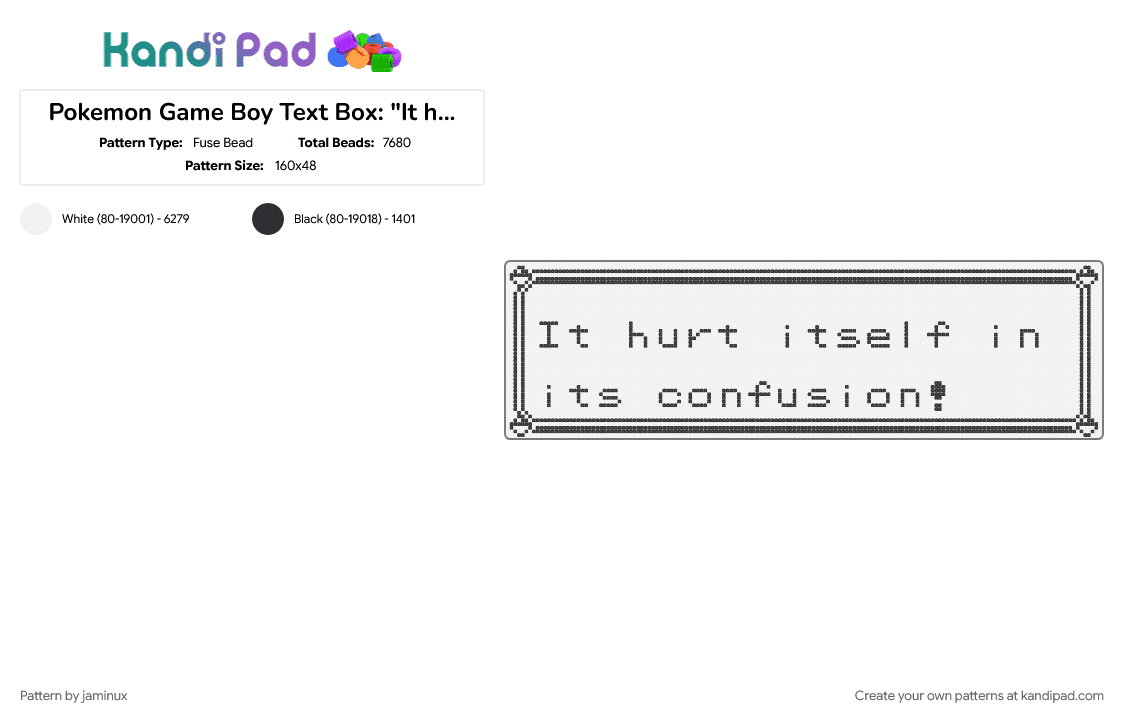 Pokemon Game Boy Text Box: \