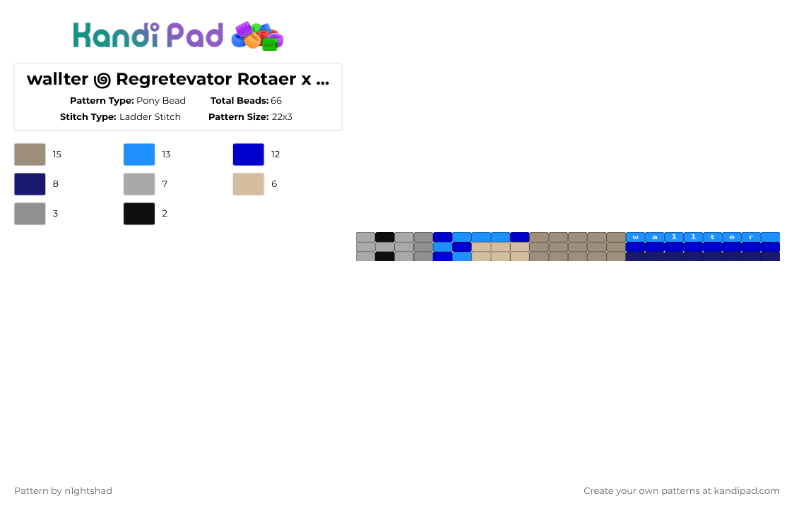 wallter ౷ Regretevator Rotaer x base - Pony Bead Pattern by b2rrygnb_n1ghtshad3 on Kandi Pad - gray,purple,regretevator,wallter,mark,roblox