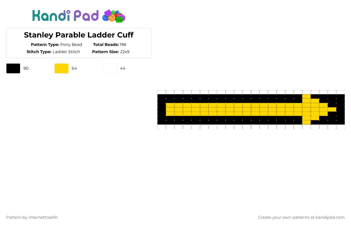 Stanleyparable Pony Bead Patterns - Gallery - Kandi Pad | Kandi ...