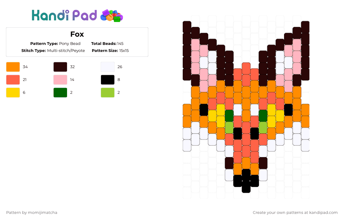 Advanced Animals Collection - Kandi Pad | Kandi Patterns, Fuse Bead ...