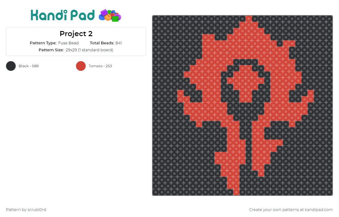 Project 2 - Fuse Bead Pattern by scrubl0rd on Kandi Pad - world of warcraft,horde