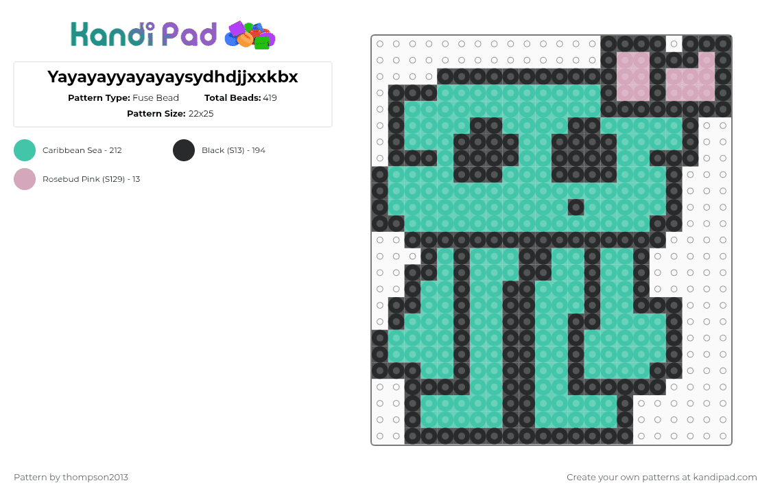 child 4 nyxwazhere - Fuse Bead Pattern by thistlethebeanz on Kandi Pad - fanart