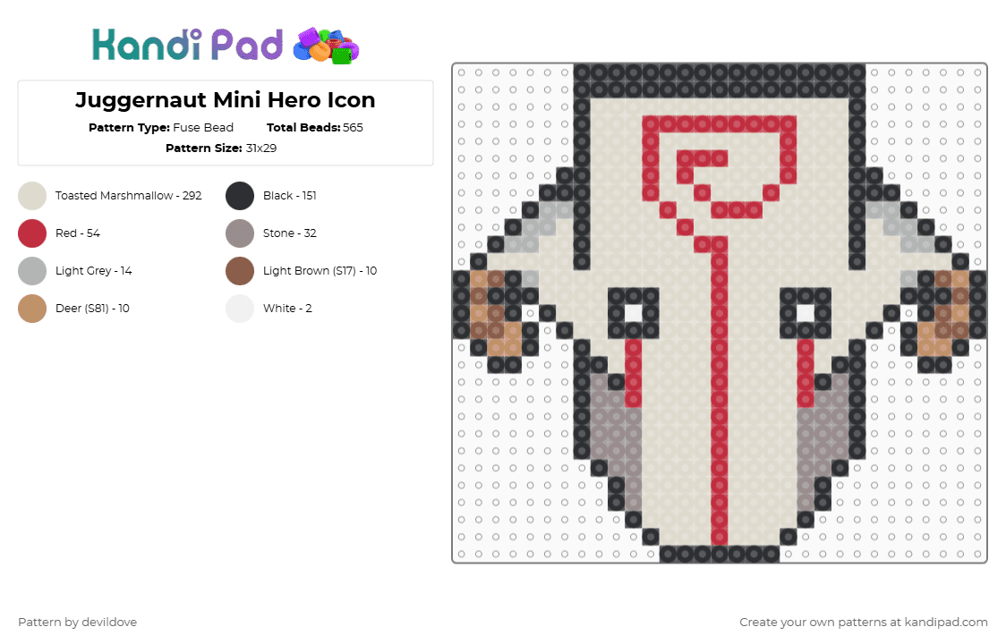 Juggernaut Mini Hero Icon - Fuse Bead Pattern by devildove on Kandi Pad - beige,dota 2,juggernaut,mini,icon,minimap,hero,dota,jugg