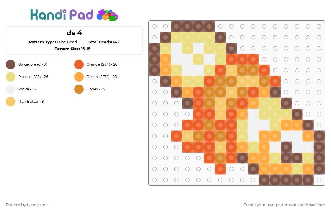 Ds Pattern Ds 4 Fuse Bead Pattern - Kandi Pad | Kandi Patterns, Fuse Bead Patterns ...