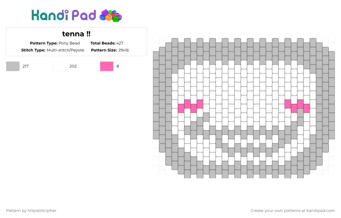 tenna !! - Pony Bead Pattern by httpsbillcipher on Kandi Pad - beige,deltarune,undertale,character