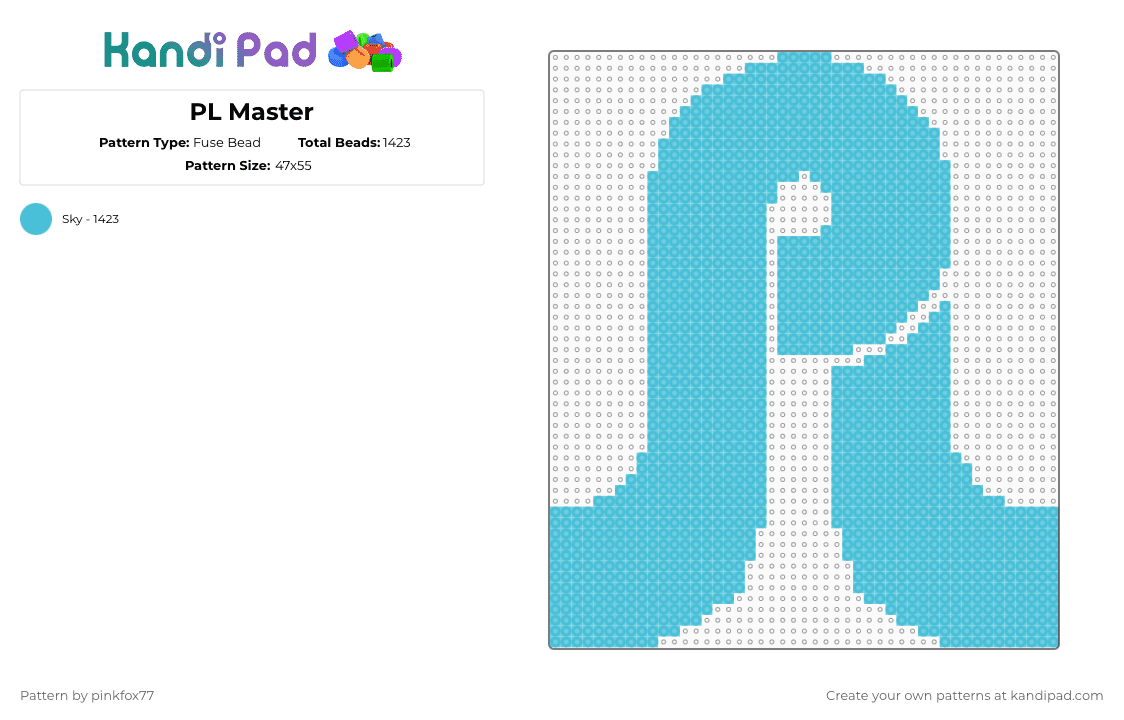 Complete Master Pattern PL Master Fuse Bead Pattern - Kandi Pad | Kandi Patterns, Fuse Bead ...