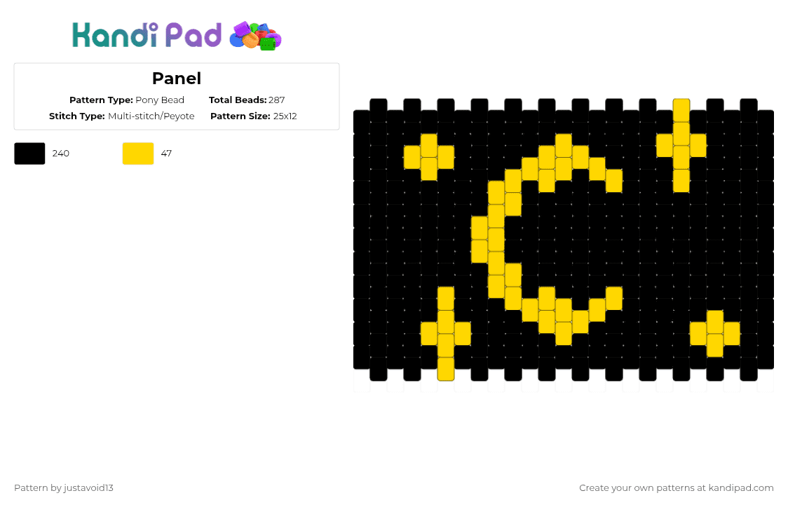 Panel Pony Bead Pattern - Kandi Pad | Kandi Patterns, Fuse Bead ...