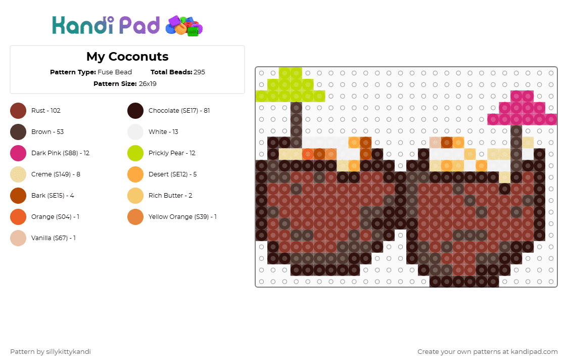 Aesthetic Fuse Bead Patterns - Gallery - Kandi Pad | Kandi Patterns ...