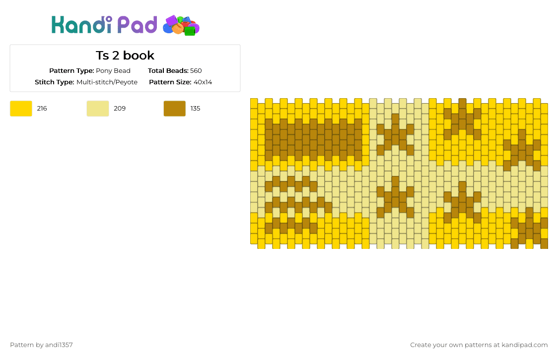 Ts 2 book - Pony Bead Pattern by andi1357 on Kandi Pad - taylor swift, yellow