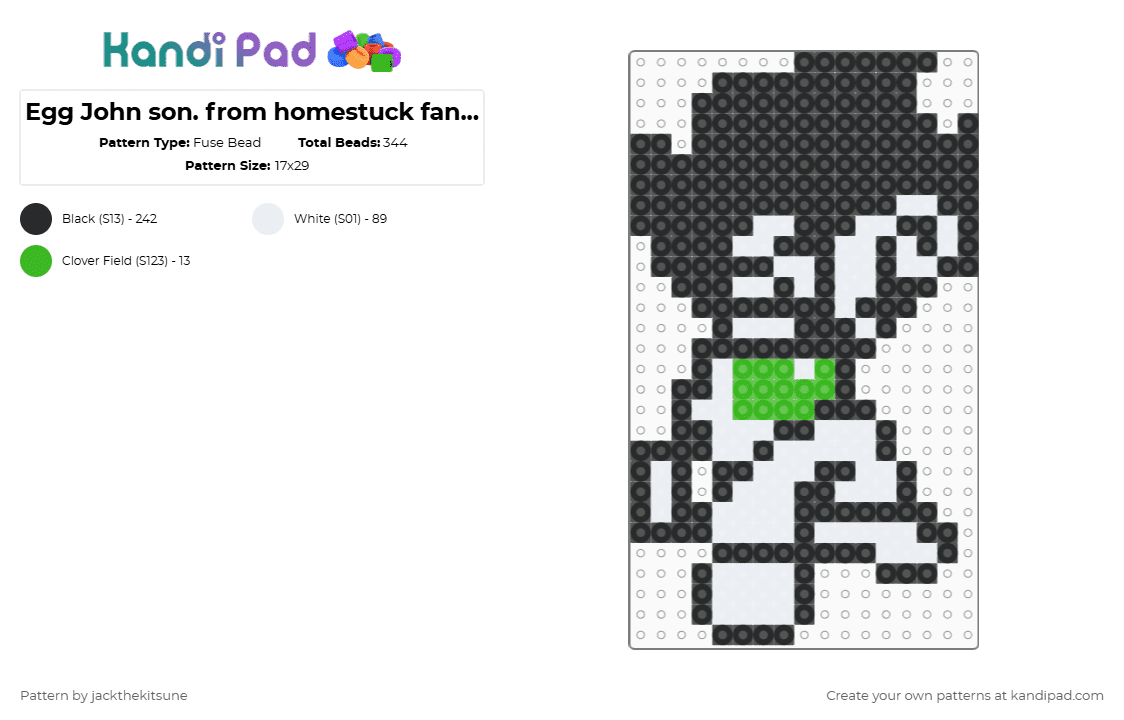 Egg John son. from homestuck fan adventure \