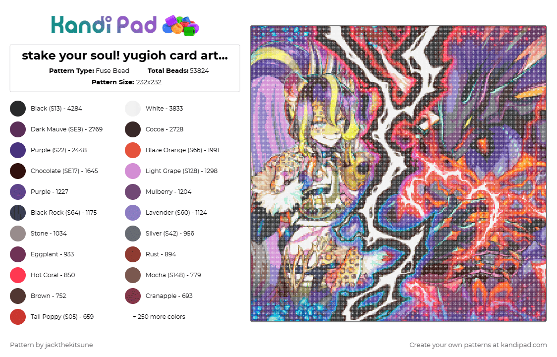 stake your soul! yugioh card art 8x8 - Kandi Pad | Kandi Patterns, Fuse Bead Patterns, Pony Bead Patterns stake your soul! yugioh card art 8x8 - Kandi Pad | Kandi Patterns, Fuse Bead Patterns, Pony Bead Patterns