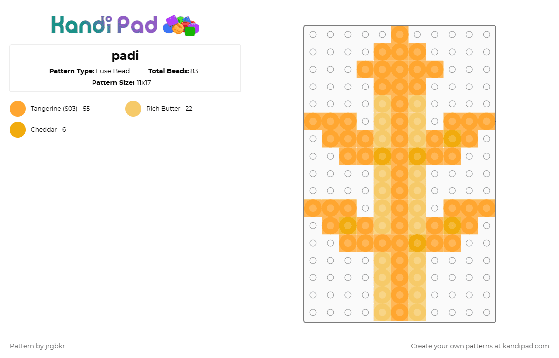 Padi Fuse Bead Pattern - Kandi Pad | Kandi Patterns, Fuse Bead Patterns ...