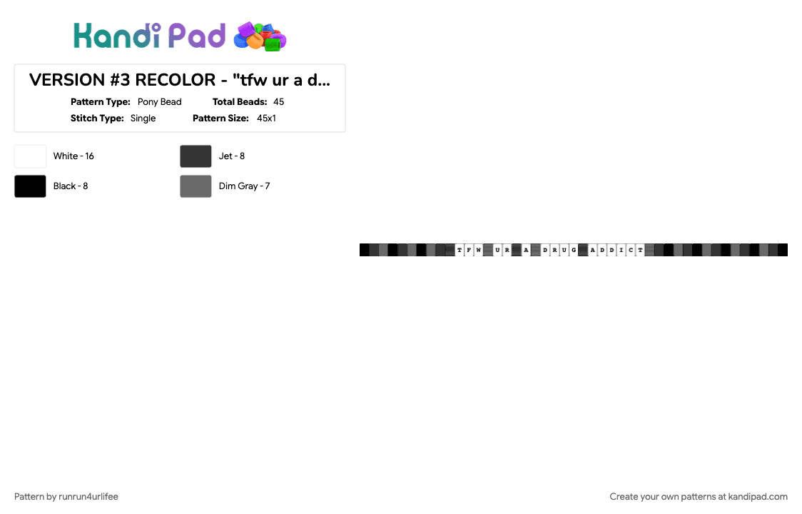 VERSION #3 RECOLOR - \