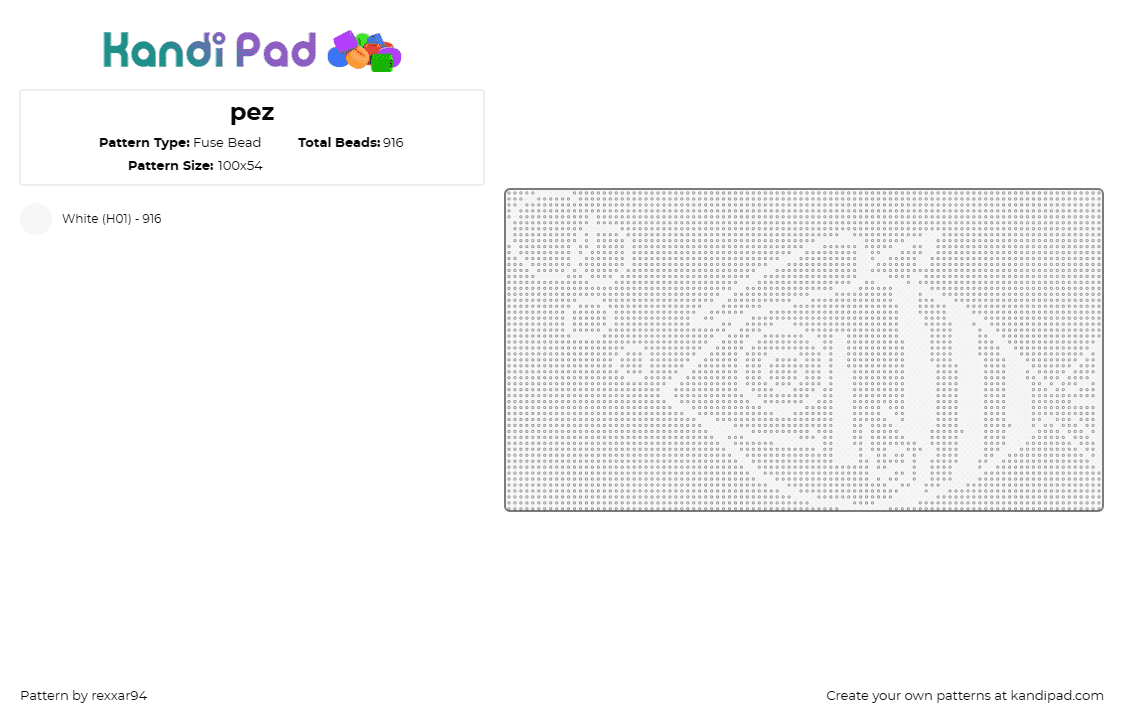 pez - Fuse Bead Pattern by rexxar94 on Kandi Pad - fish,monochromatic,silhouette,subtle elegance,peaceful crafting,versatile additi