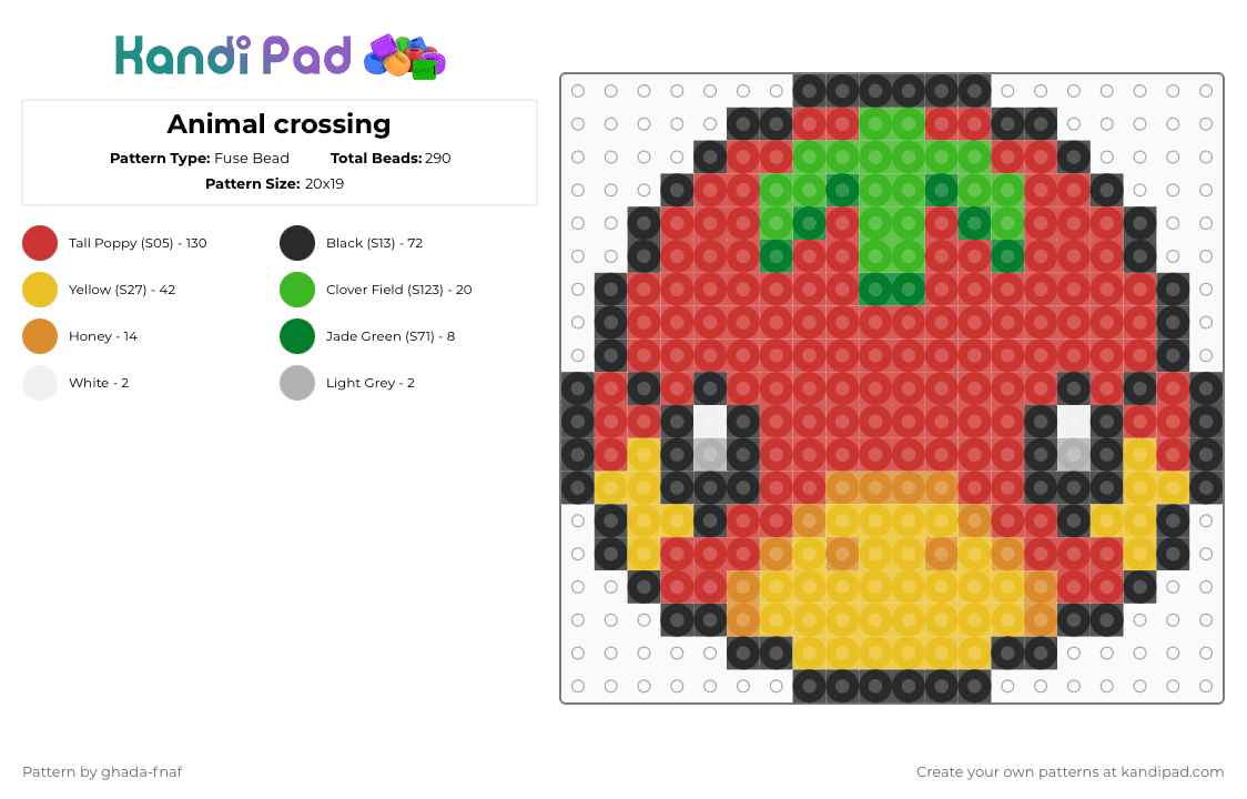 Animal crossing - Fuse Bead Pattern by ghada-fnaf on Kandi Pad - 