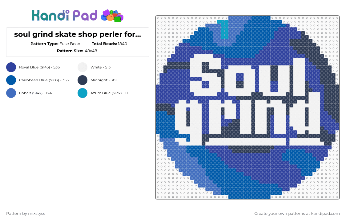 soul grind skate shop perler for cotd - Fuse Bead Pattern by mixstyss on Kandi Pad - purple,blue,cotdskateparks