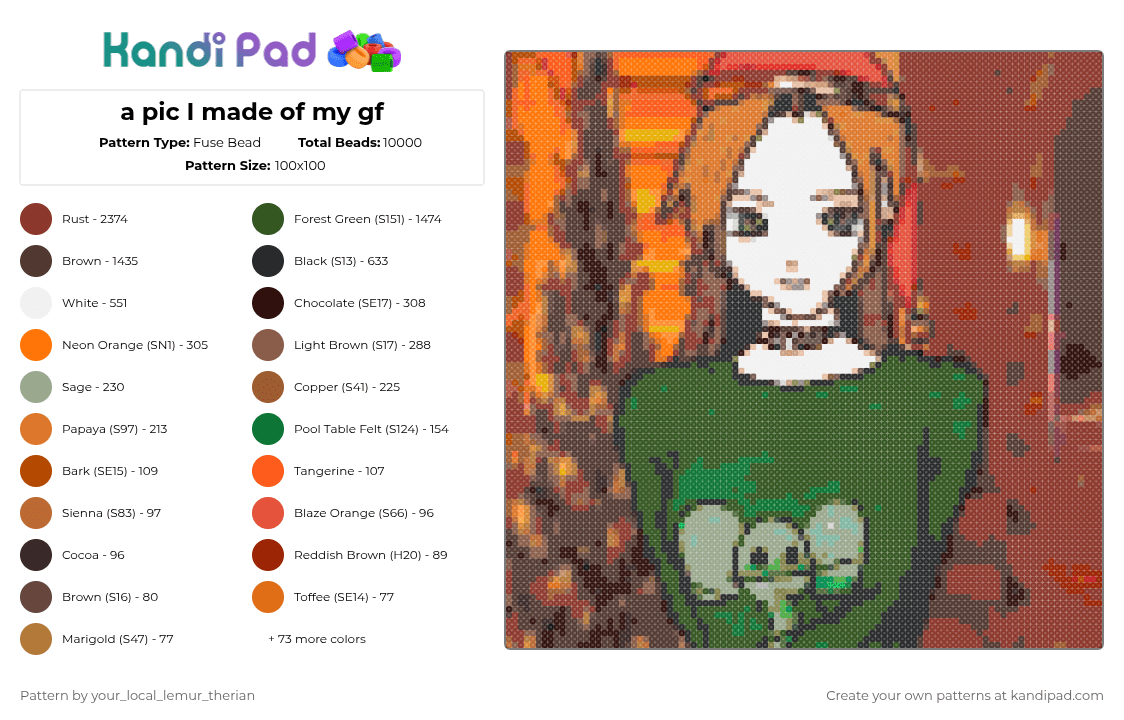 a pic I made of my gf - Fuse Bead Pattern by your_local_lemur_therian on Kandi Pad - fanart,lesbian,pride,elephant,christmas