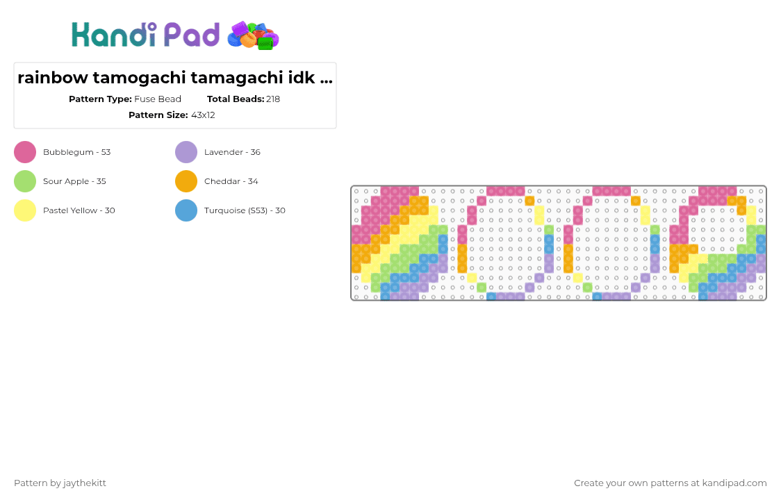 rainbow tamogachi tamagachi idk how to spell it - Fuse Bead Pattern by jaythekitt on Kandi Pad - pink,tamogachi,tamagachi,japan,pocket toy,perler,rainbow,tamagachi shaker,tamogachi shaker