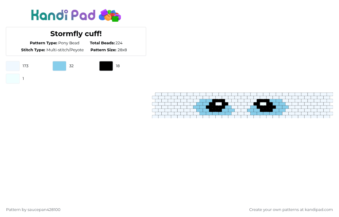 Stormfly Tail Pattern Stormfly cuff! Pony Bead Pattern - Kandi Pad | Kandi Patterns, Fuse ...