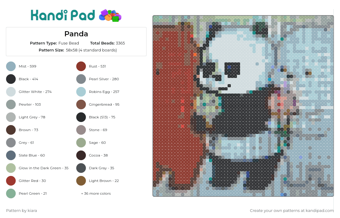 1000 Perler Standard Frosted Lilac - Kandi Pad  Kandi Patterns, Fuse Bead  Patterns, Pony Bead Patterns, Pixel Art