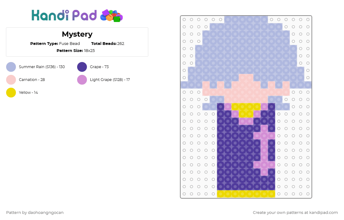 Mystery Fuse Bead Pattern - Kandi Pad | Kandi Patterns, Fuse Bead ...